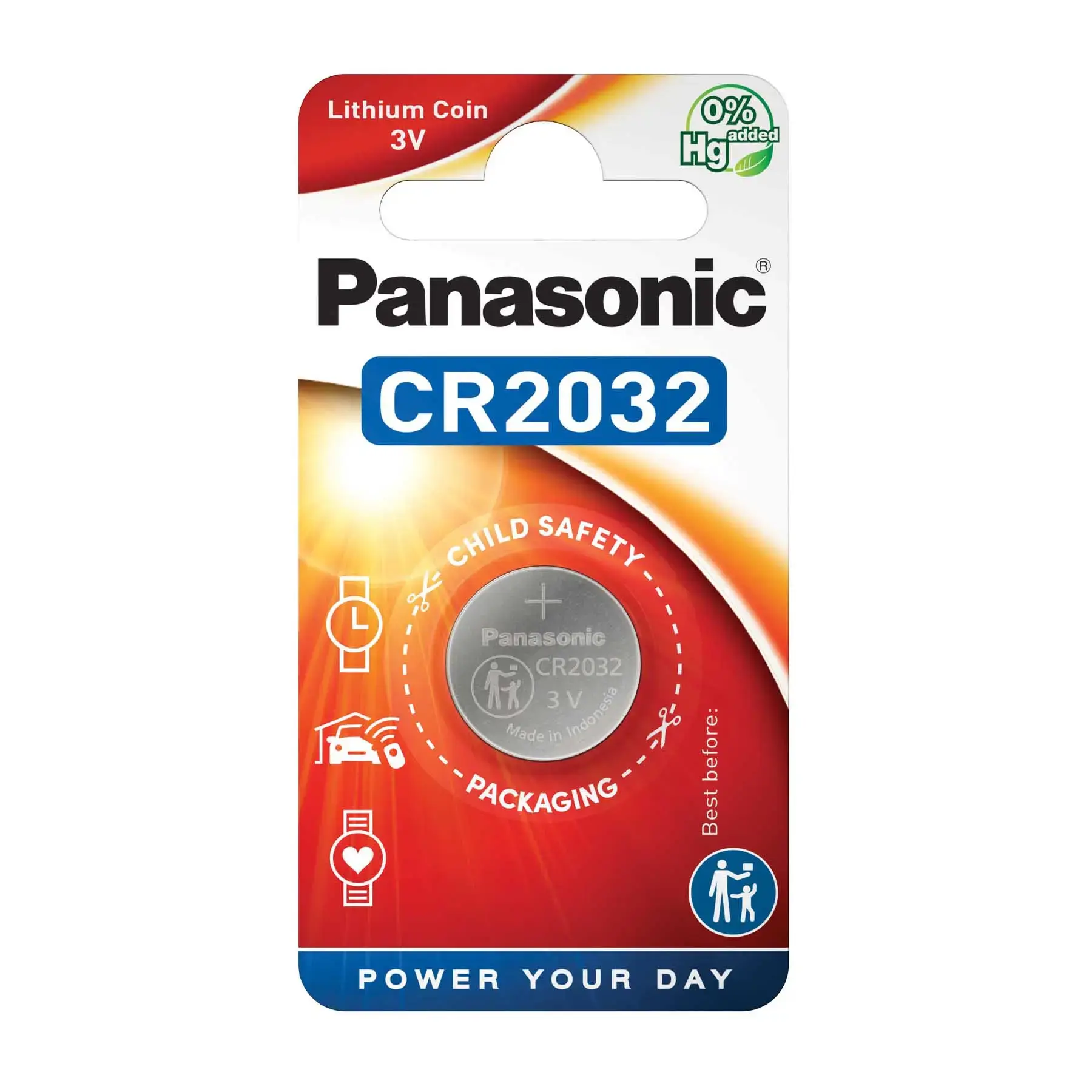 Panasonic CR2032 Lithium Mini Cell Battery