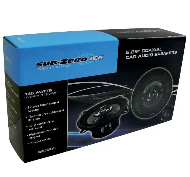 Sub Zero ICE 5.25" Coaxial 165 Watt speakers