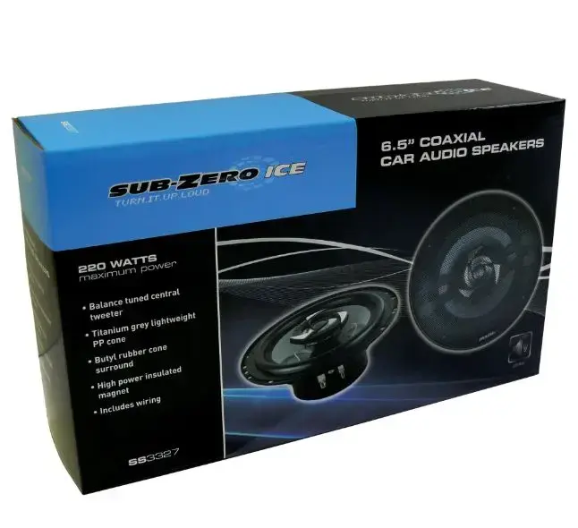 Sub Zero ICE 6.5" Coaxial 220 Watt speakers
