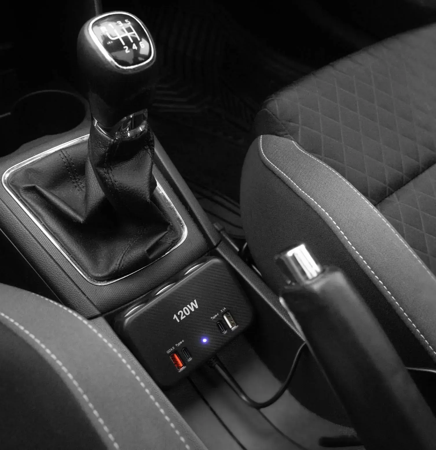 Streetwize 12V Triple Socket + Dual USB (A & C) – 80cm Cable