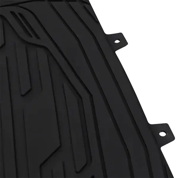 Streetwize Adonia 4 pce Rubber Mat Set with "Metallic" Blue Heel Pad