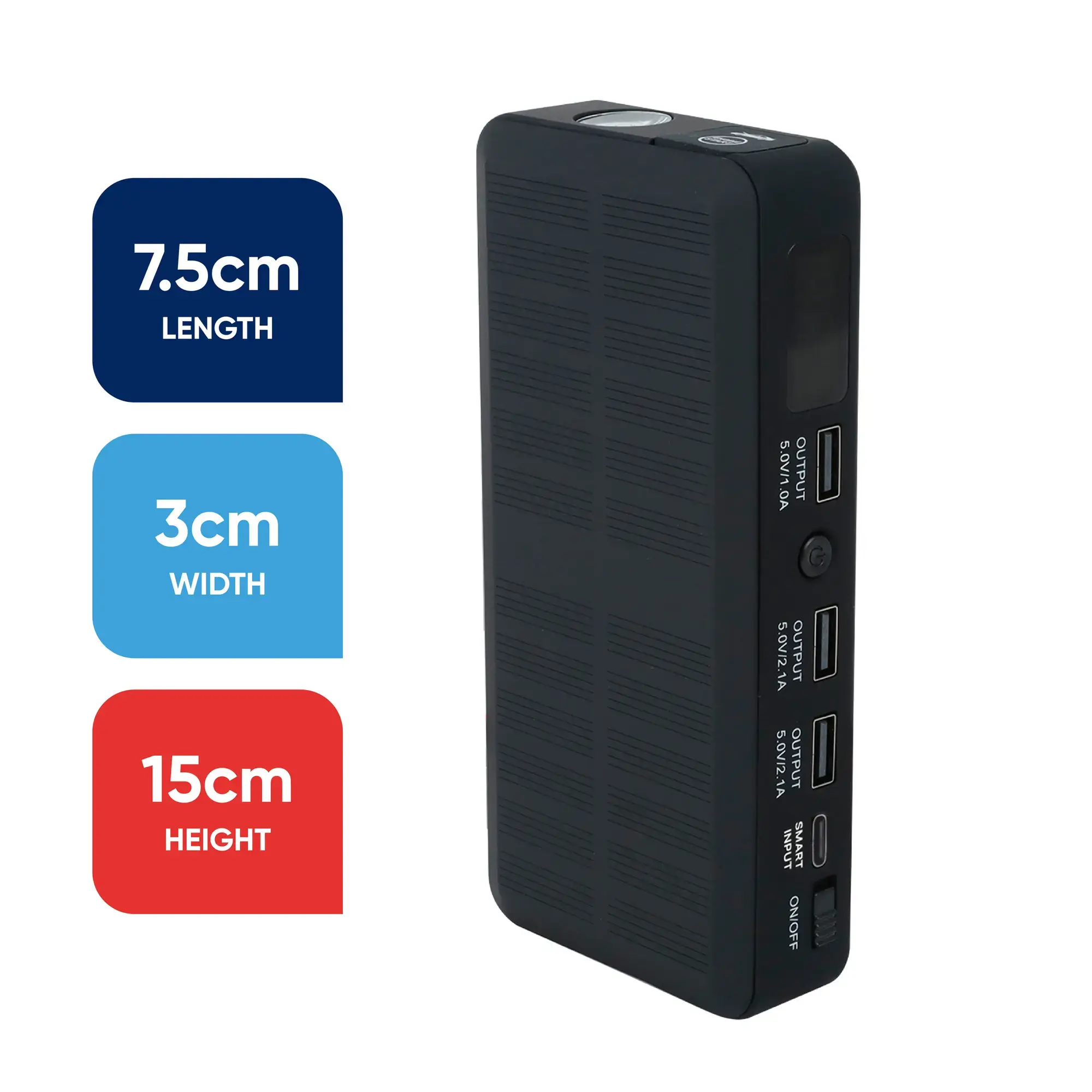 Streetwize 600 Amp Emergency Jump Starter & Portable Power Bank With Digital Display