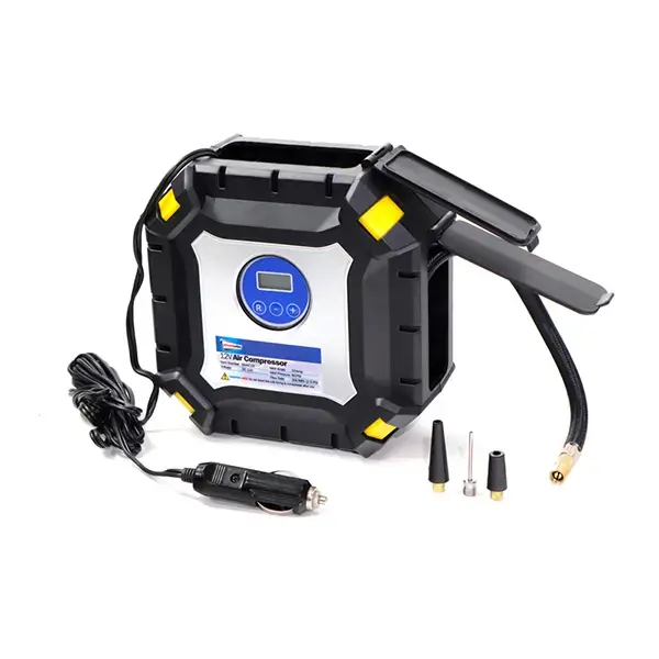 Streetwize 100PSI 12V Digital Air Compressor With COB Light & Auto Shut-Off