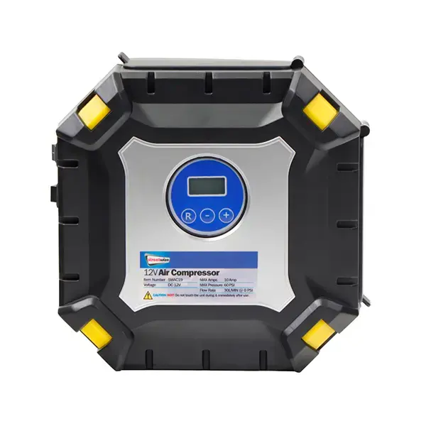 Streetwize 100PSI 12V Digital Air Compressor With COB Light & Auto Shut-Off