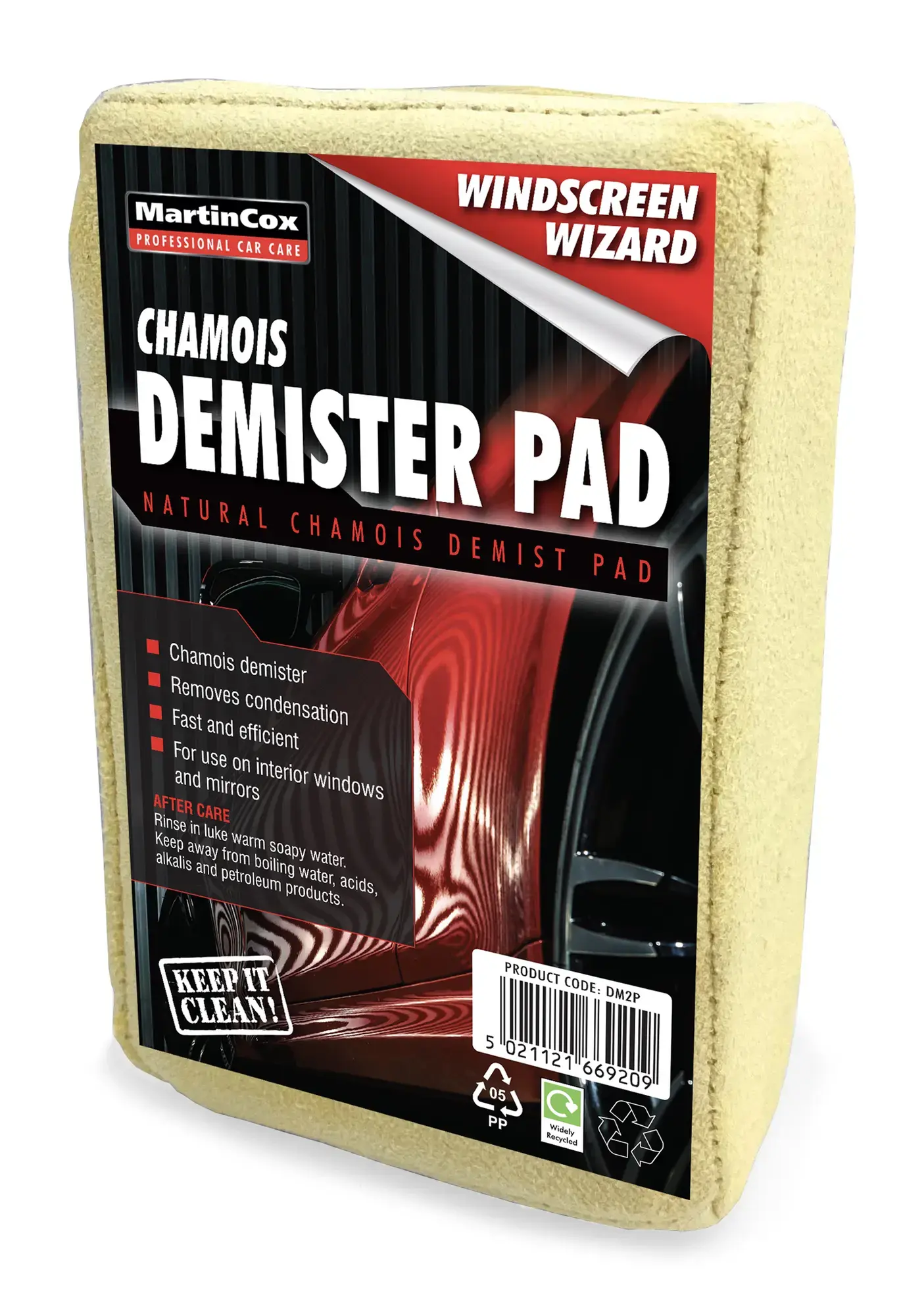 Martin Cox Genuine Chamois Demist Pad