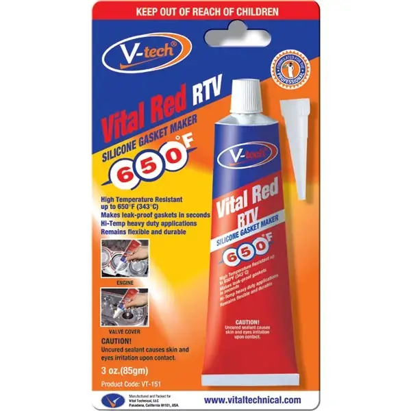 V-Tech Red Gasket Sealant 85g