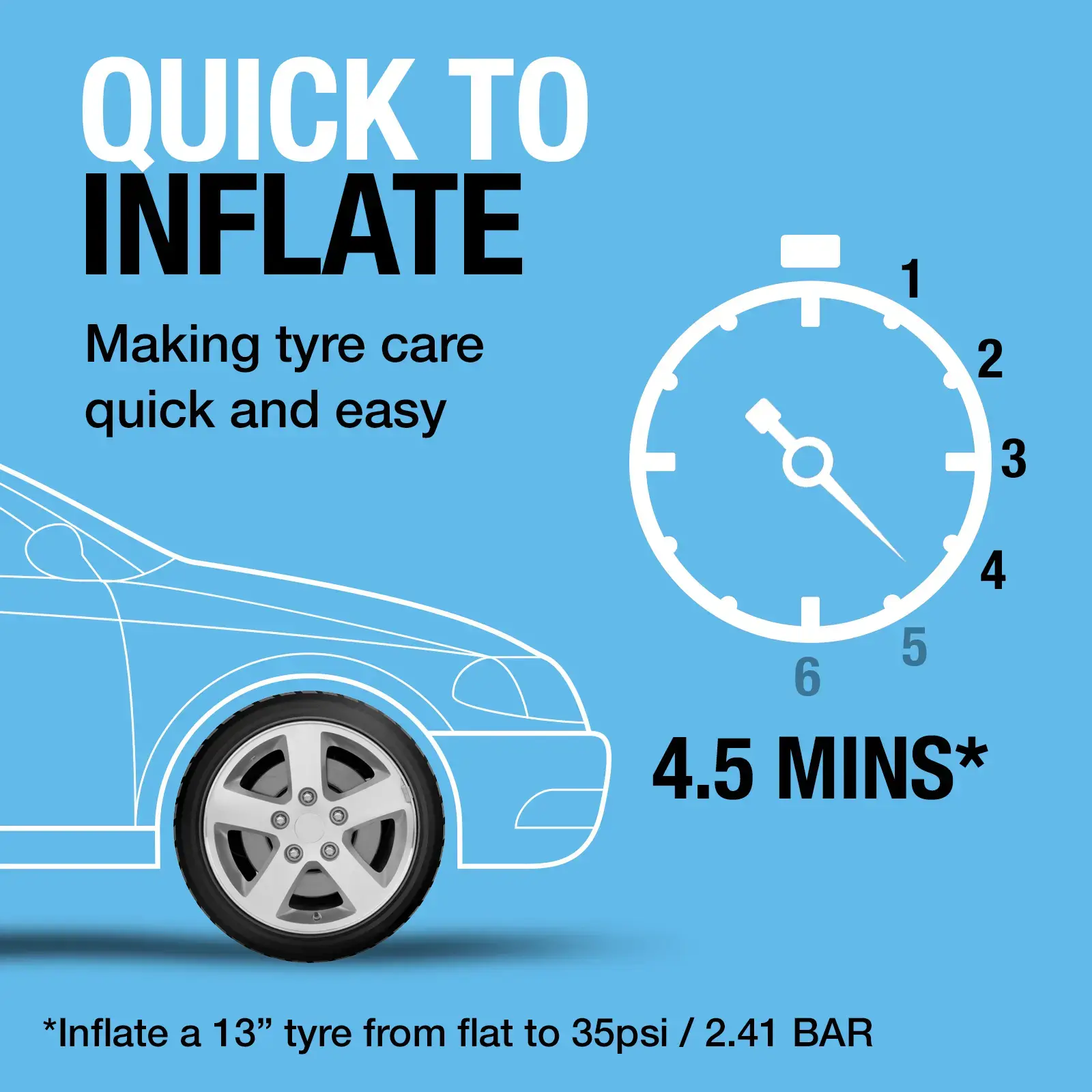Ring Auto RAC610 Analogue Tyre Inflator