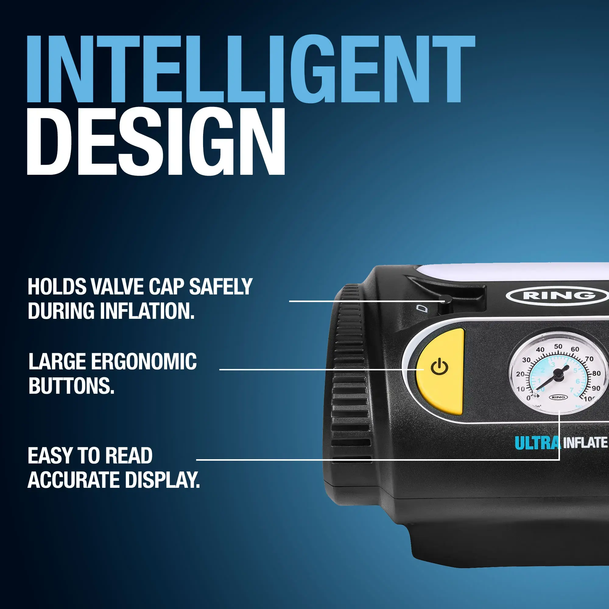 Ring Auto RTI110 UltraInflate 10 Analogue Tyre Inflator