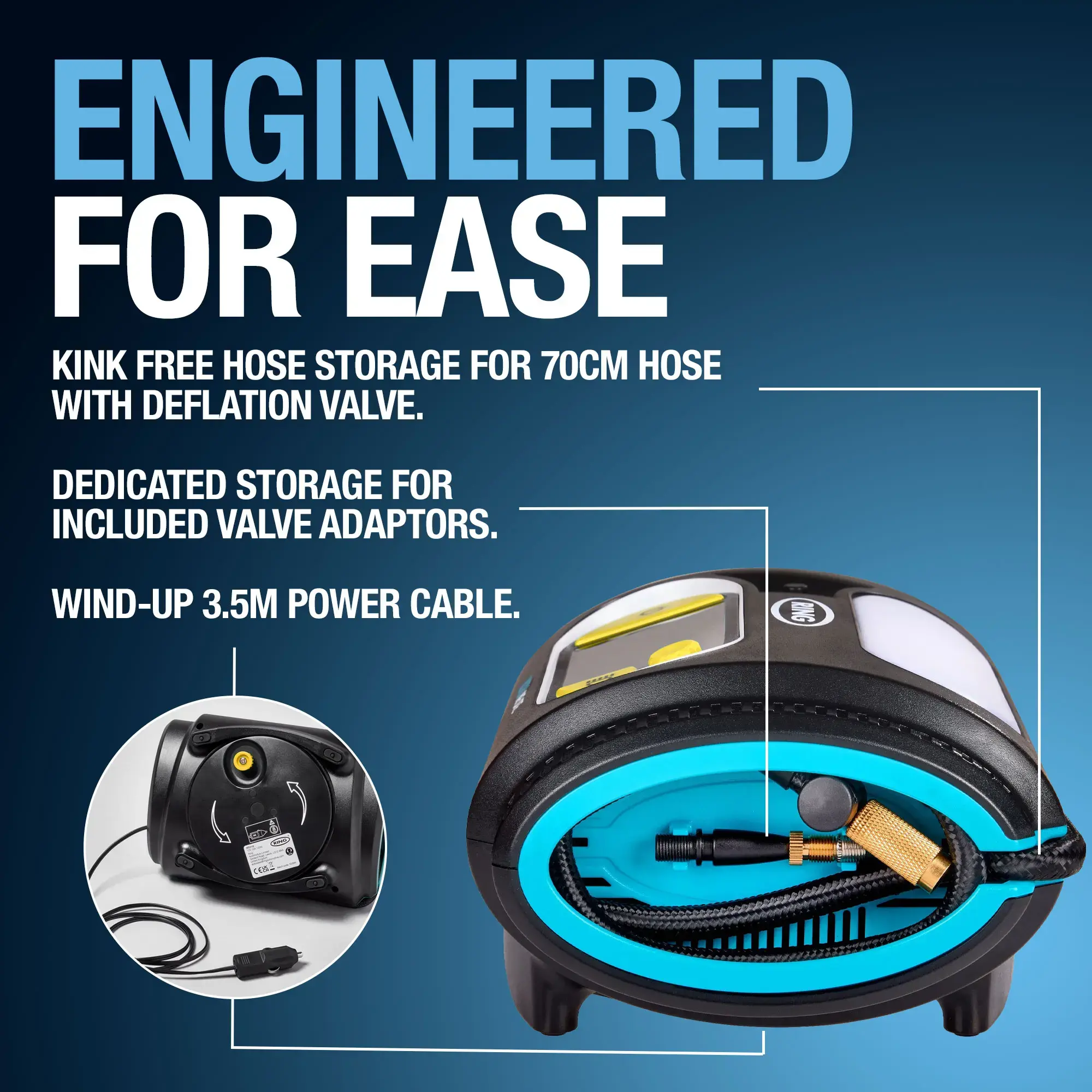 Ring Auto RTI130 UltraInflate 30 Digital Tyre Inflator