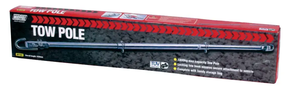 Maypole 1.8T Rigid Telescopic Tow Pole MP489