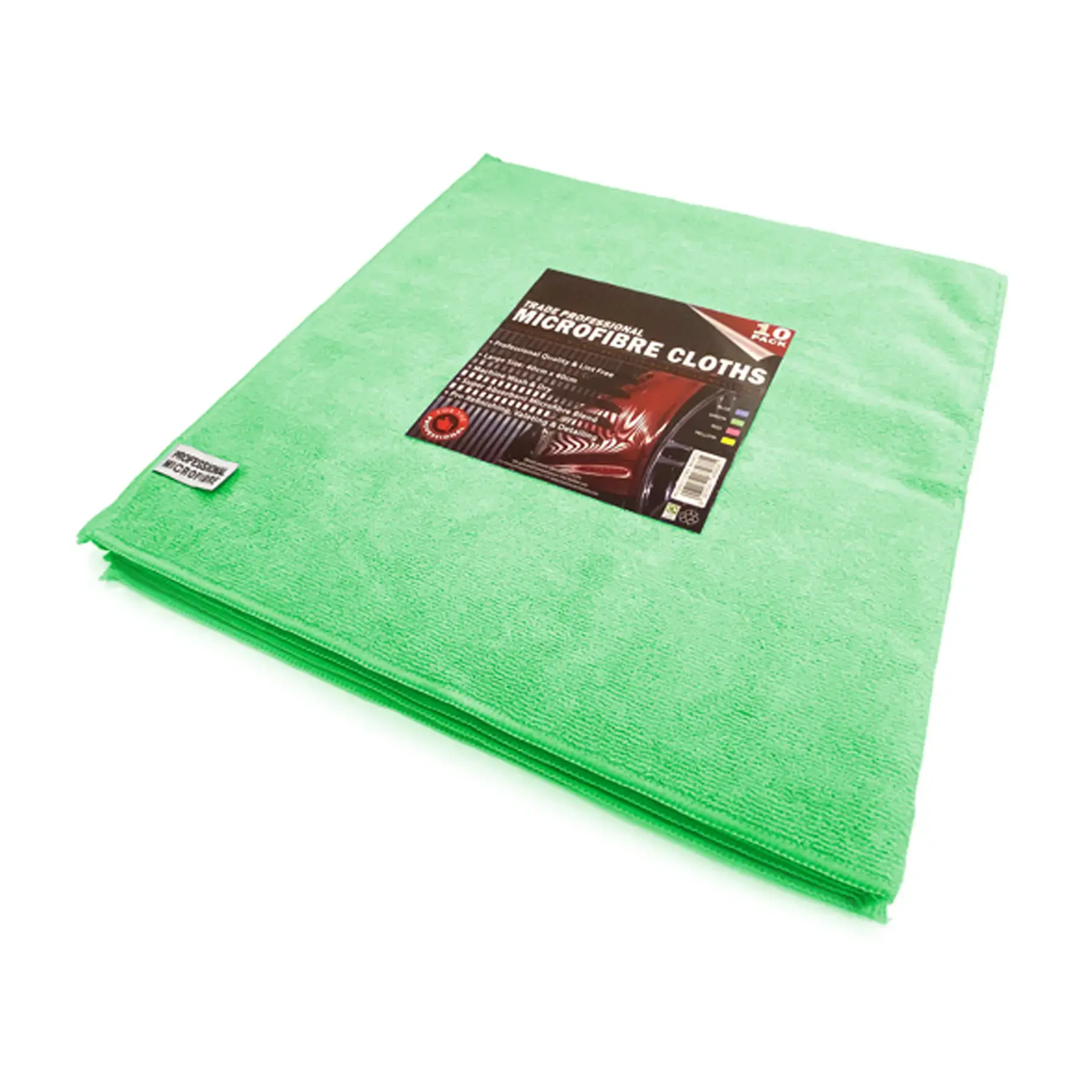 Martin Cox Premium Microfibre 10 Pack 40x40cm - Green