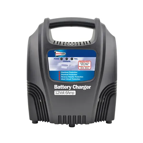 Streetwize 12V 6A Battery Charger
