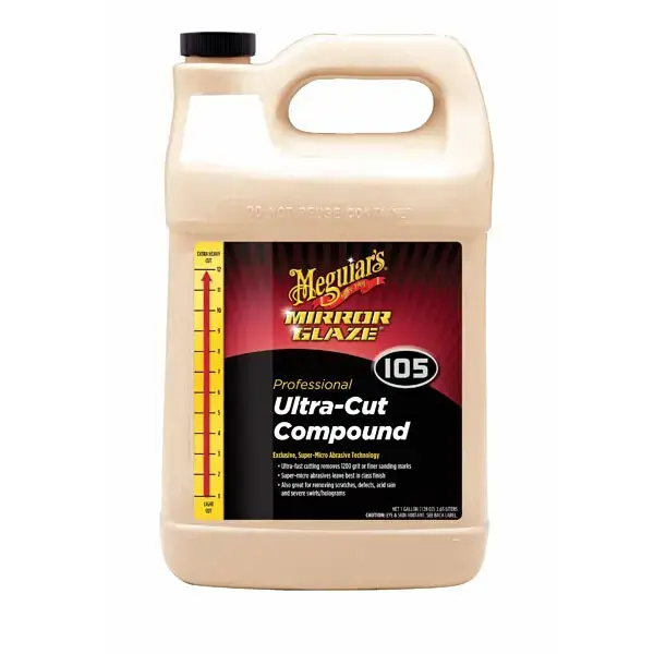 Meguiars Mirror Glaze 105 Professional Ultra-Cut Compound 3.79Ltr