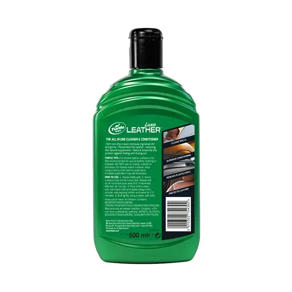Turtlewax Luxe Leather Cleaner & Conditioner 500ml