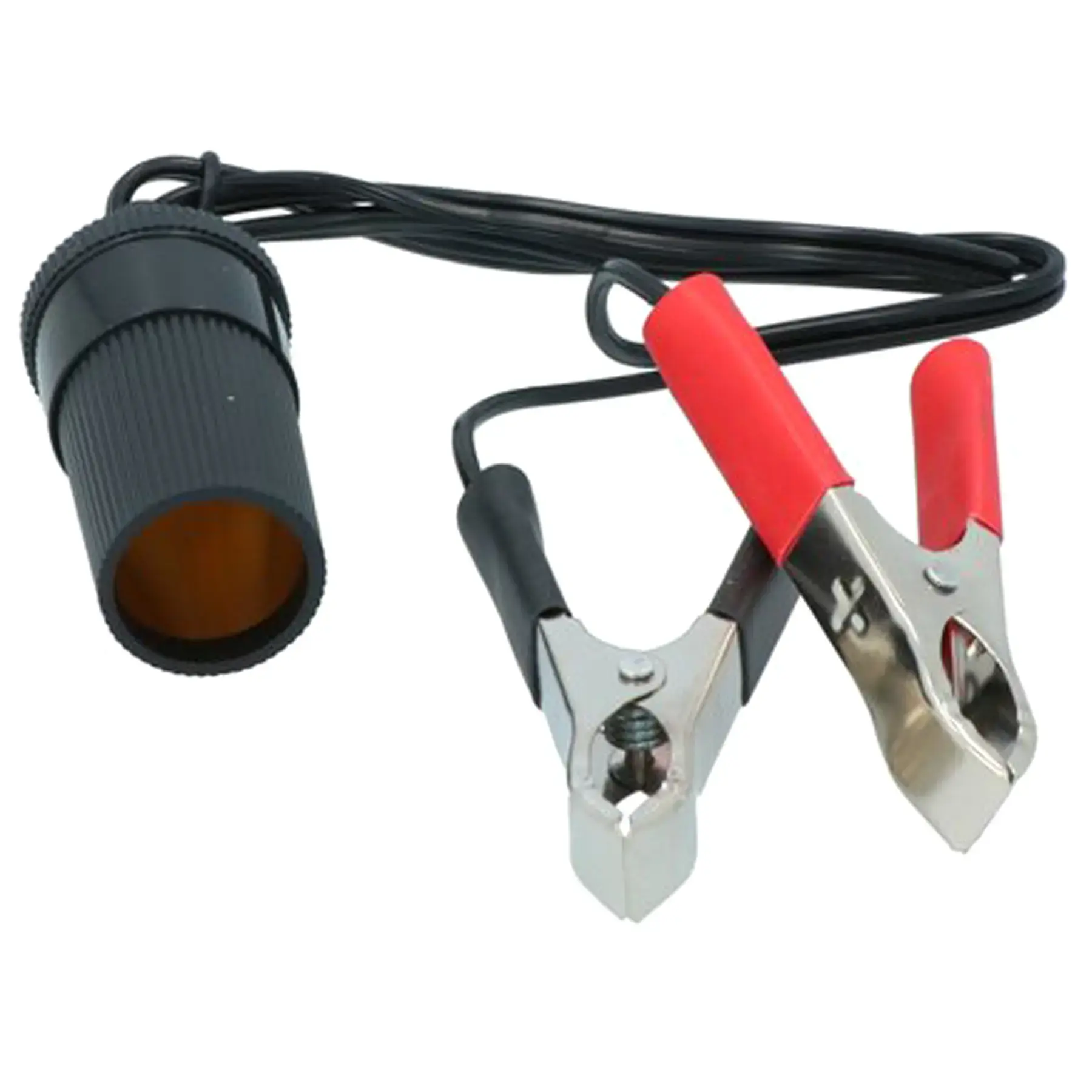 Carpoint 12V Cigarette Lighter Socket with Battery Clamps  (10A)