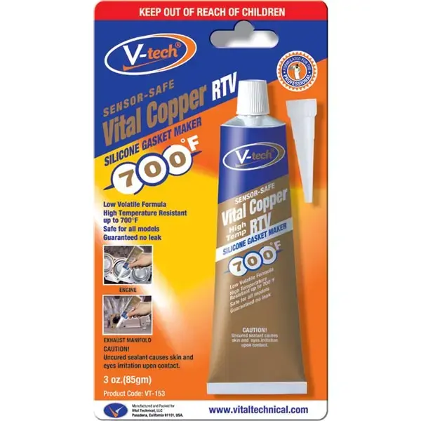 null V-Tech Vital Copper RTV Gasket Makers-85gm