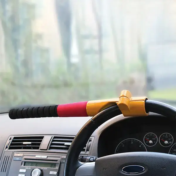 Streetwize Baseball Bat Steering Wheel Lock - Yellow