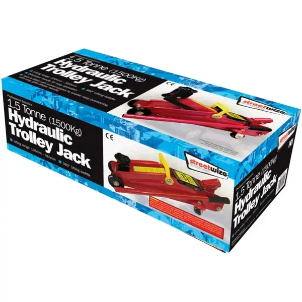 Streetwize 1.5 Tonne Trolley Jack (GS Tuv)