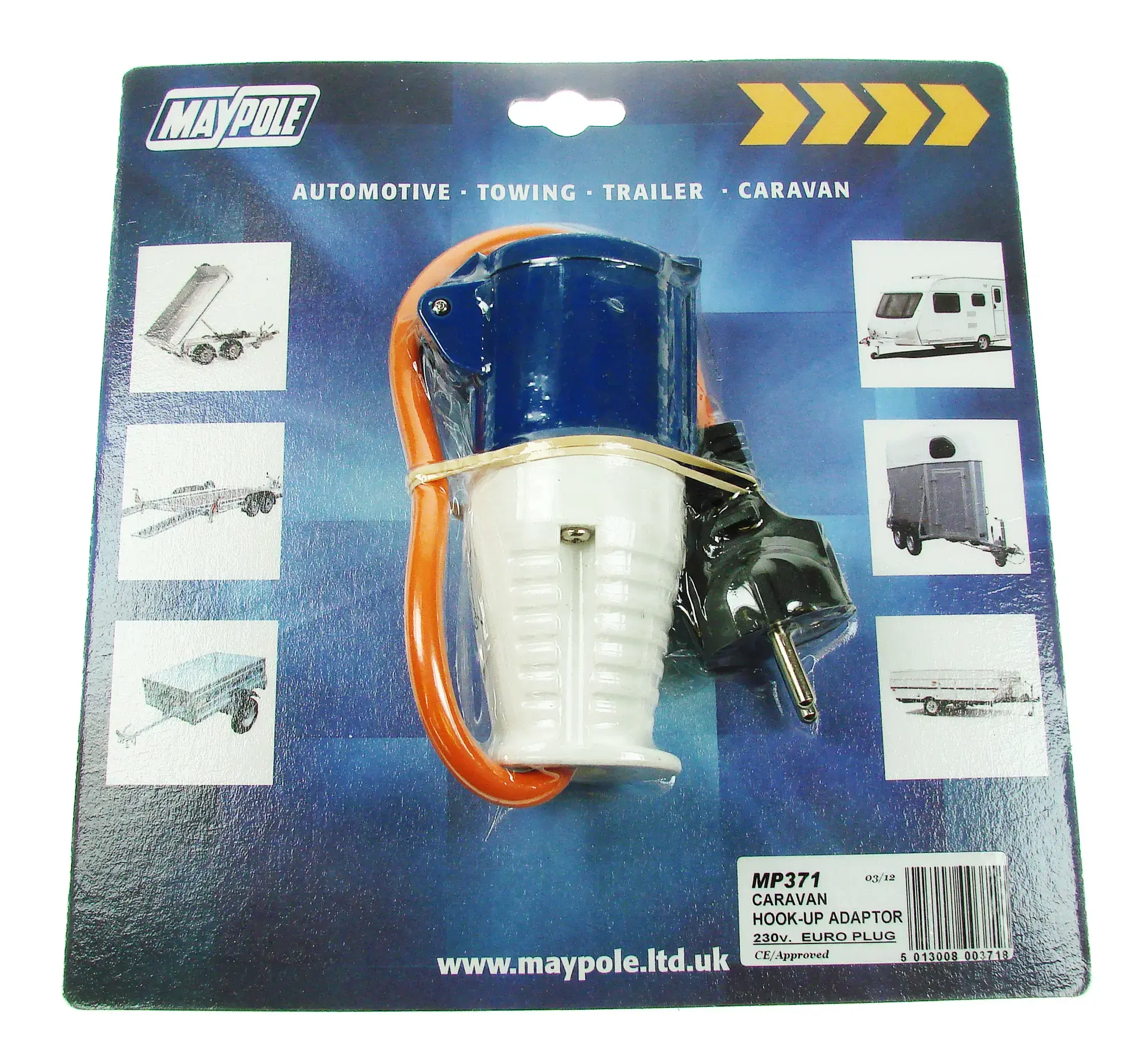 Maypole Caravan 230V Euro Hook-Up Lead