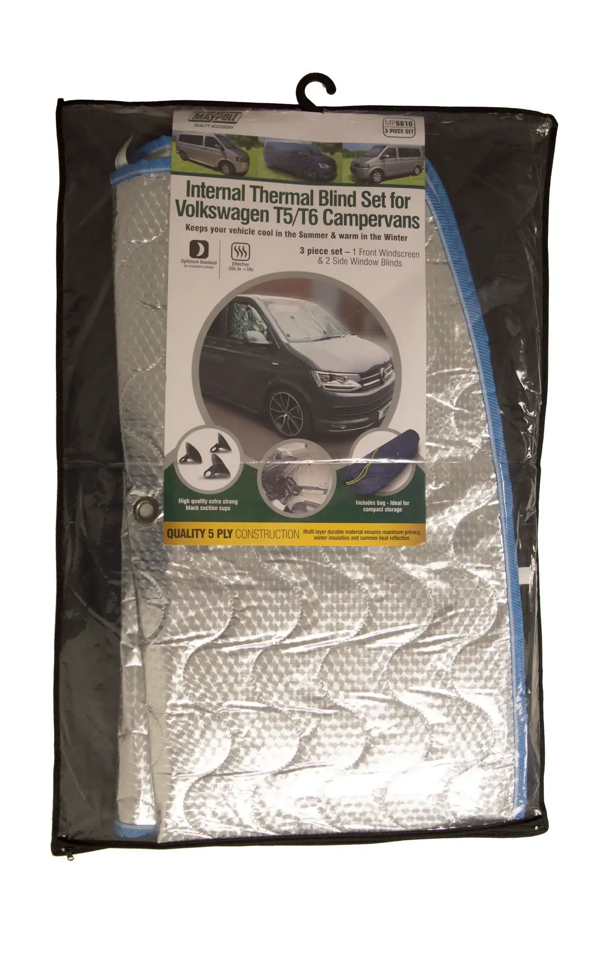 Maypole VW T5/T6 Internal Thermal Blind Set