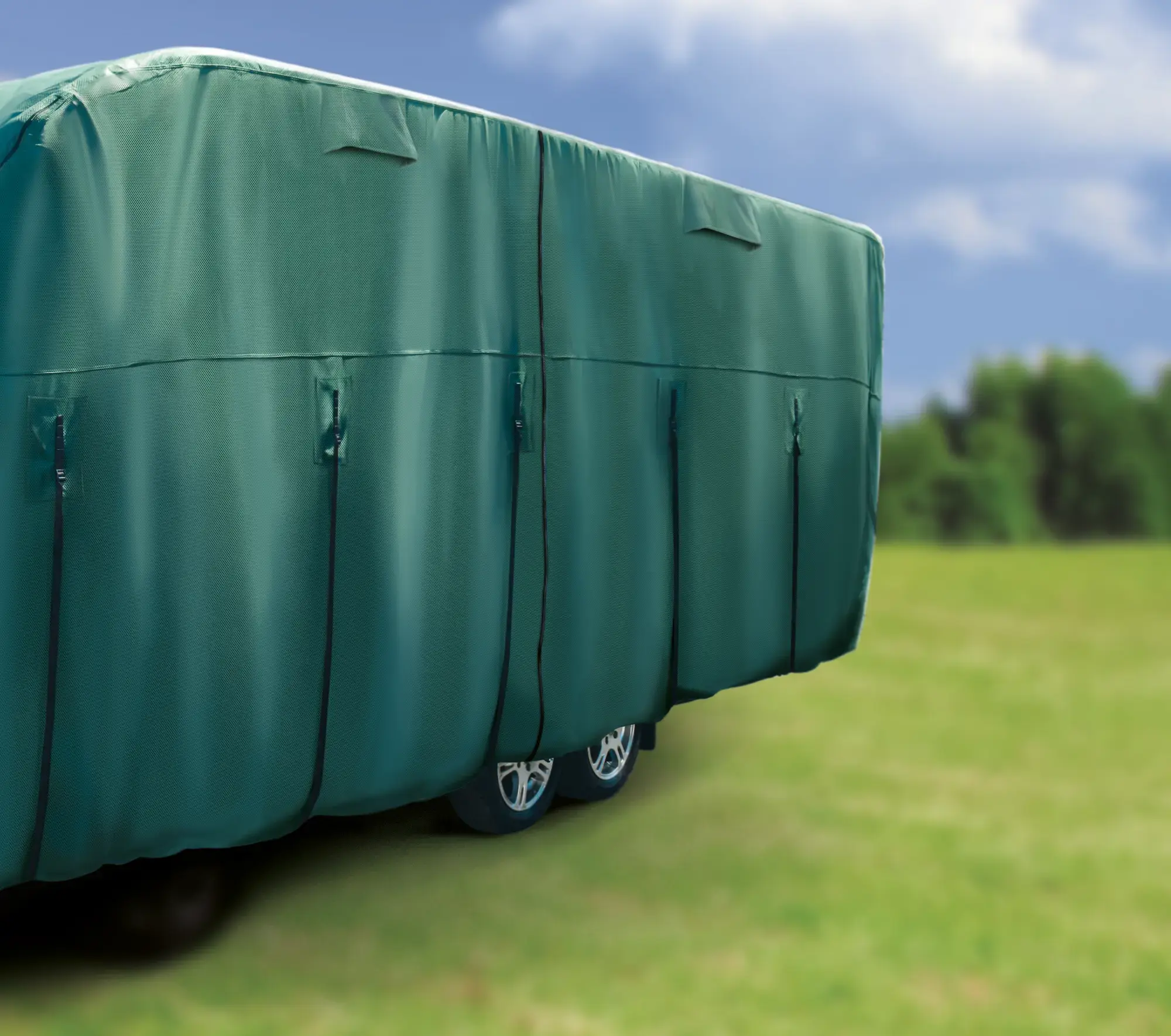 Maypole Caravan Cover Green Fits 6.8M-7.4M (23'-25')