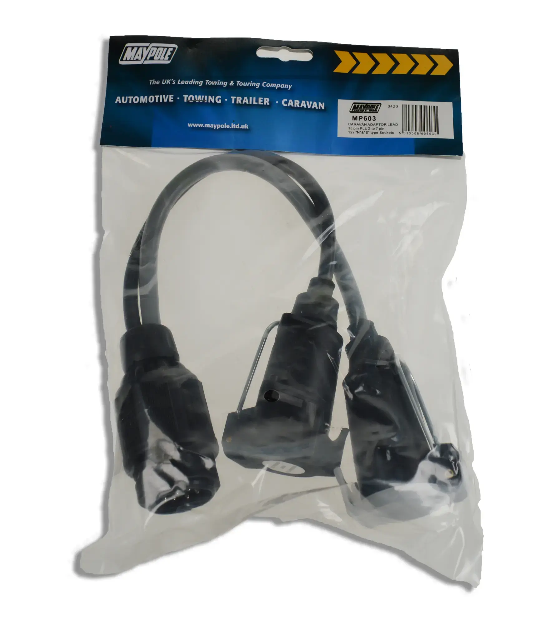 Maypole Adaptor 13 Pin Vehicle To 7 Pin 12N & S Trailer