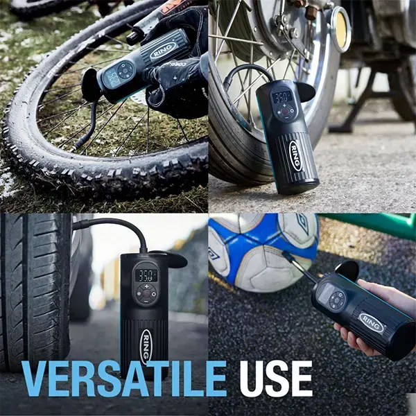 Ring Auto RTC2000 Cordless Handheld Rechargeable Tyre Inflator