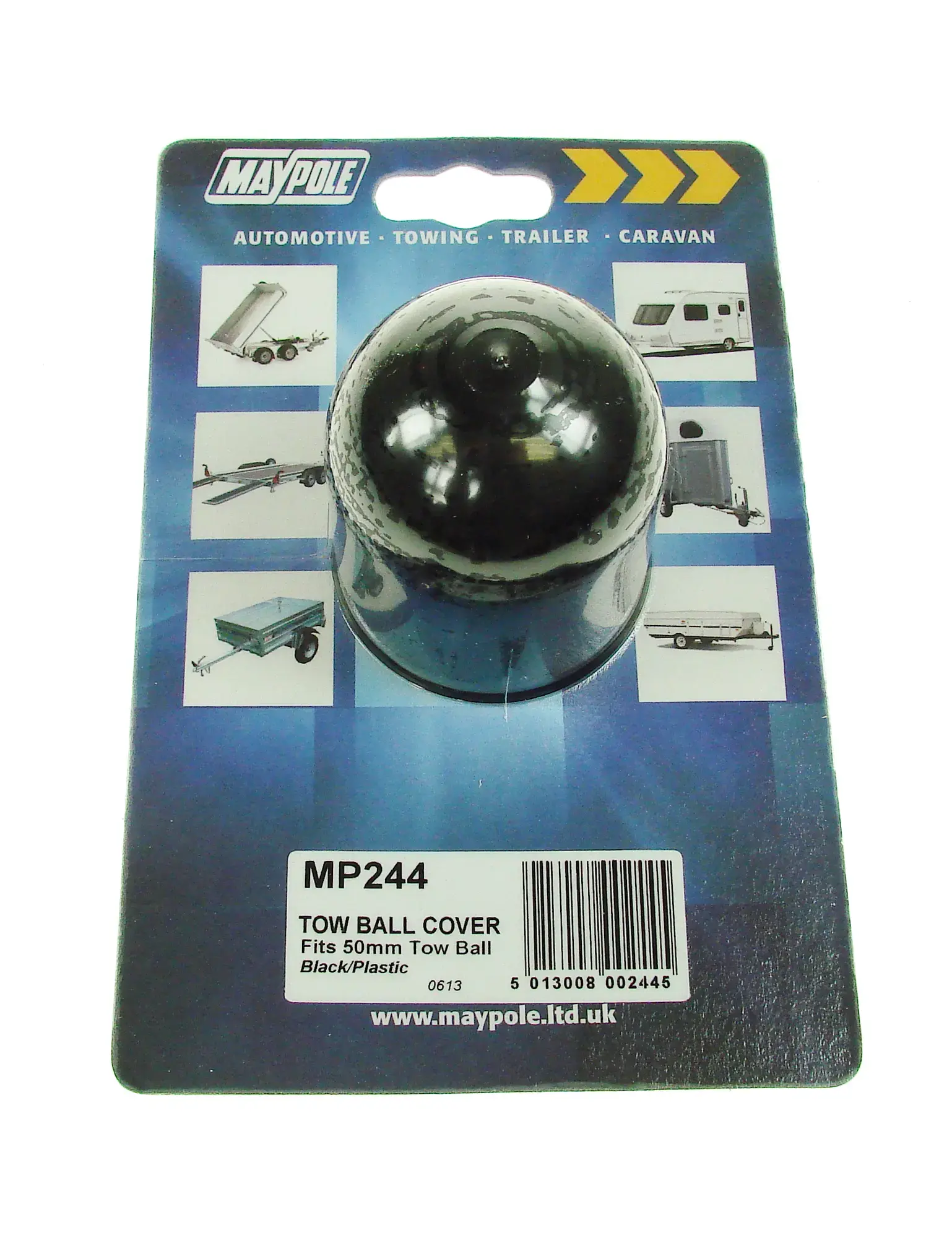 Maypole MP244 Black Plastic Towball Cover