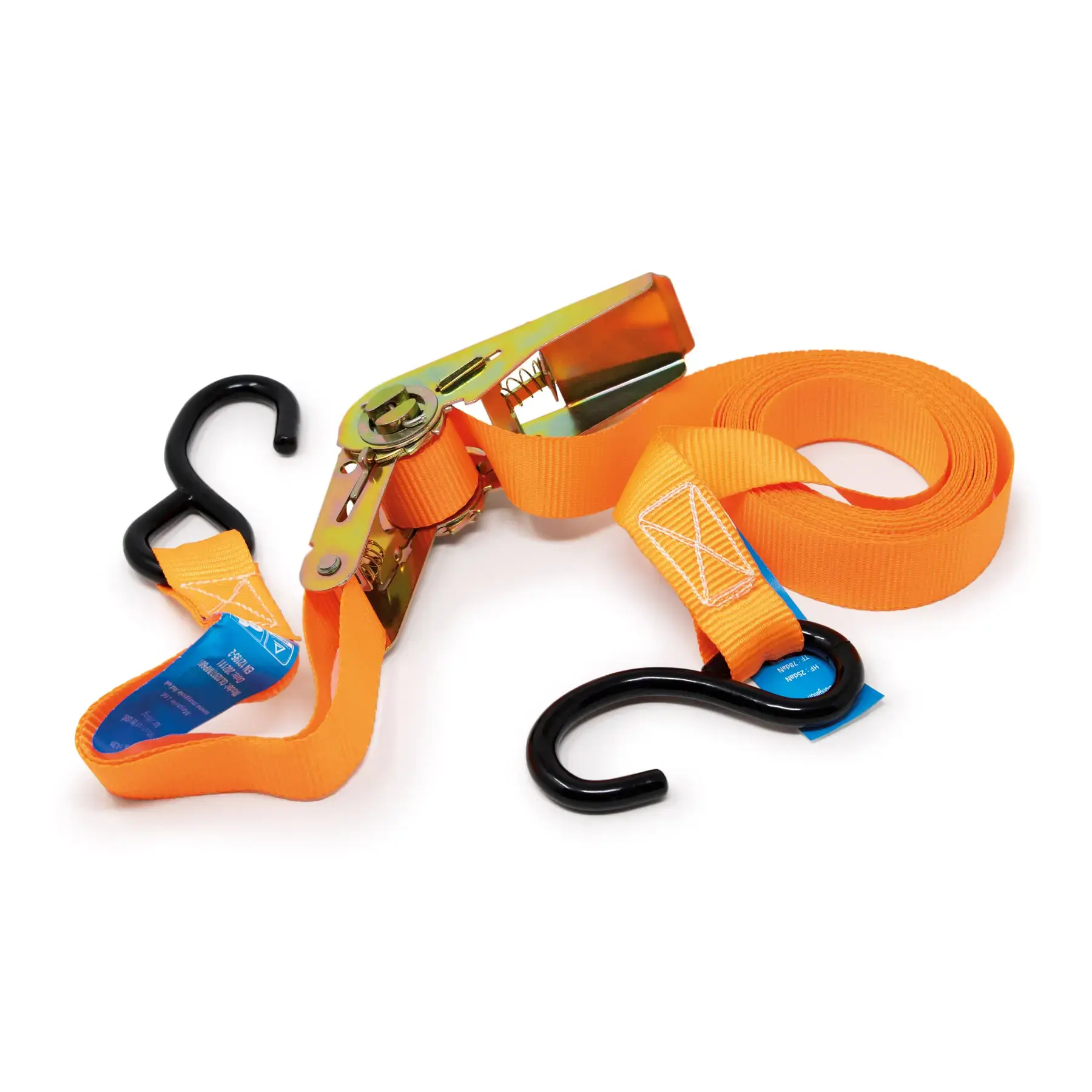 Maypole MP607 25mm x 4.5m 600Kg Ratchet Strap & Hooks