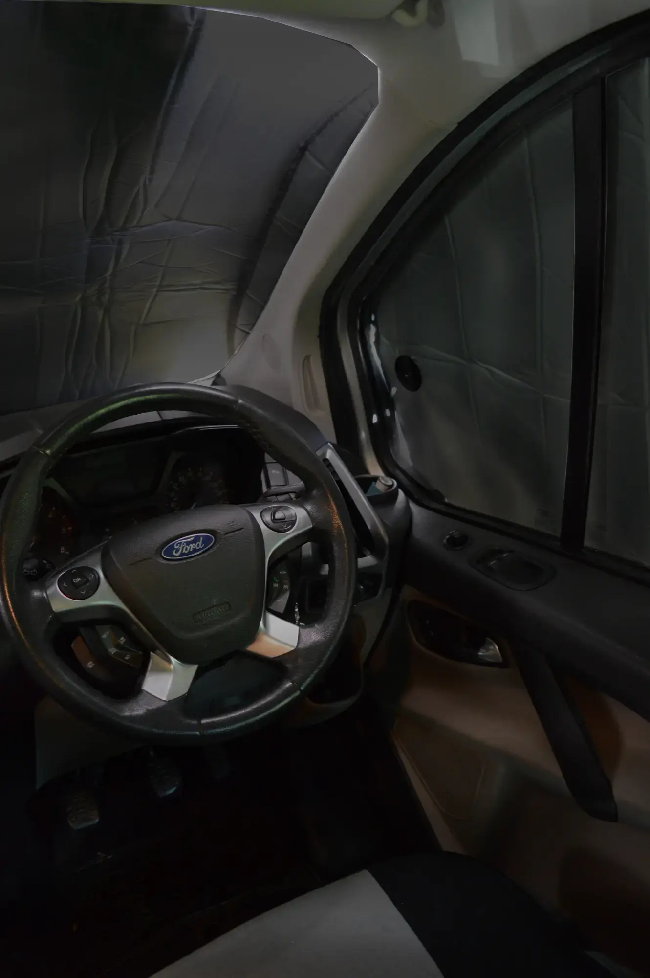 Maypole MP6617 External Blackout Screen for Ford Transit Custom