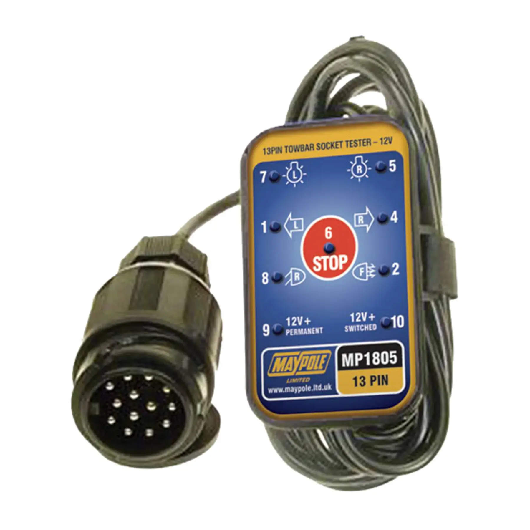 Maypole MP1805B 13 Pin Towbar Socket Tester