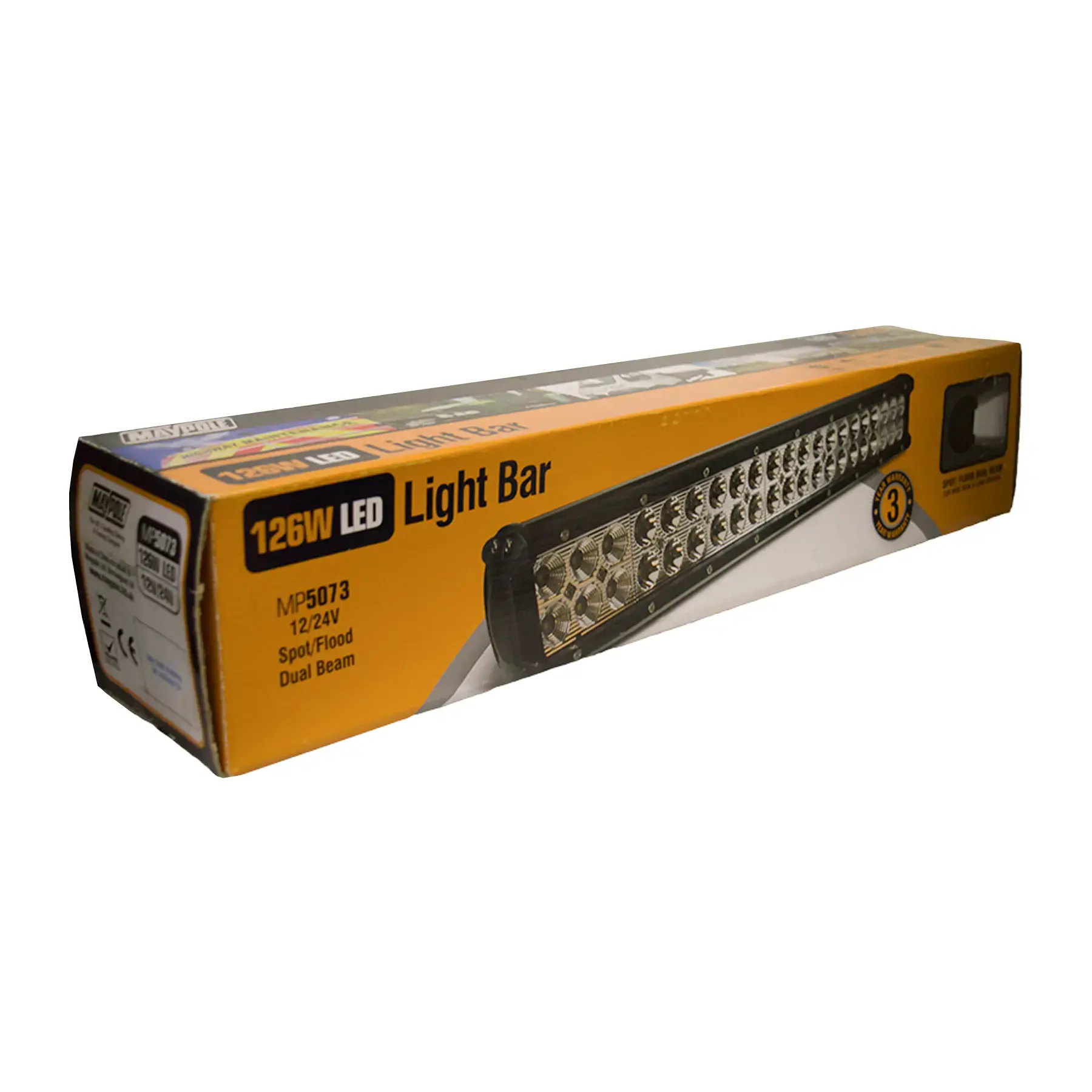 Maypole MP5073 12/24V 126W (42 x 3W) Spot/Flood Combo LED Light Bar