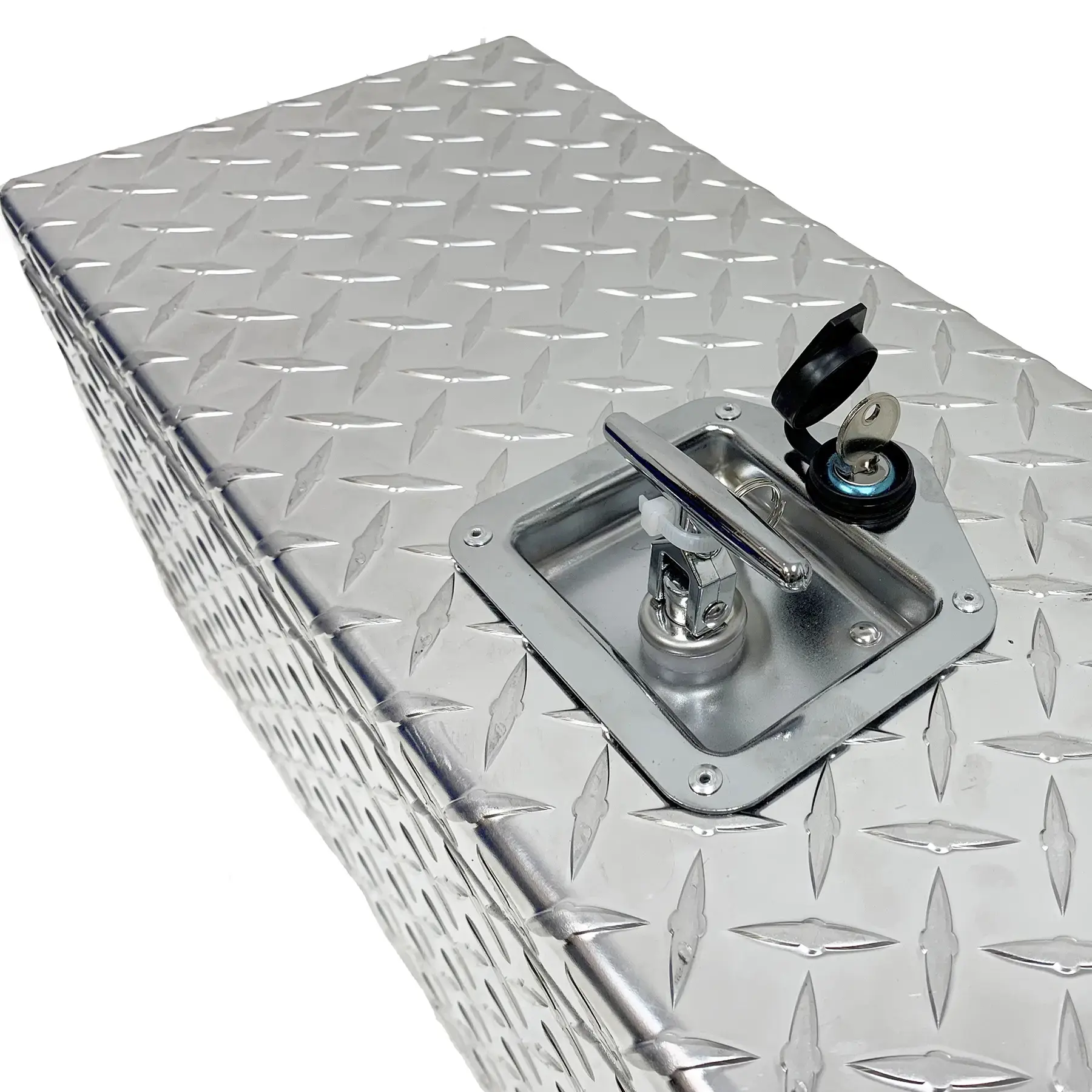 Maypole MP62171 Medium Lockable Aluminium Trailer Toolbox 715x295x315mm (28"x11.5"x12.5"