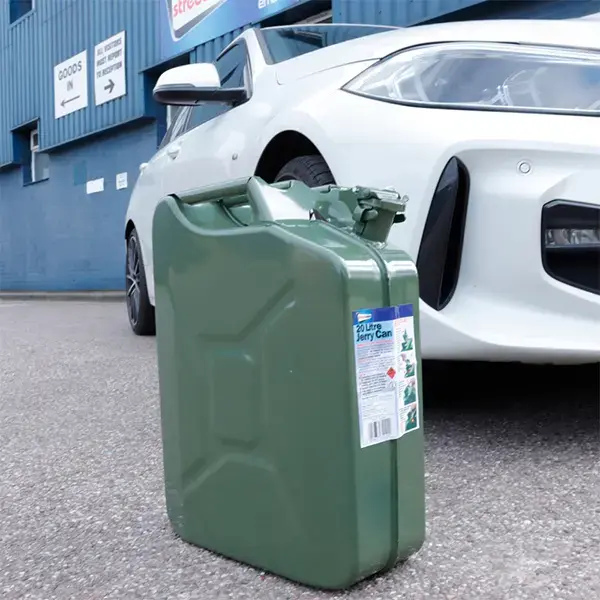 Streetwize 20 Litre Metal Green Jerry Can - UN Approved