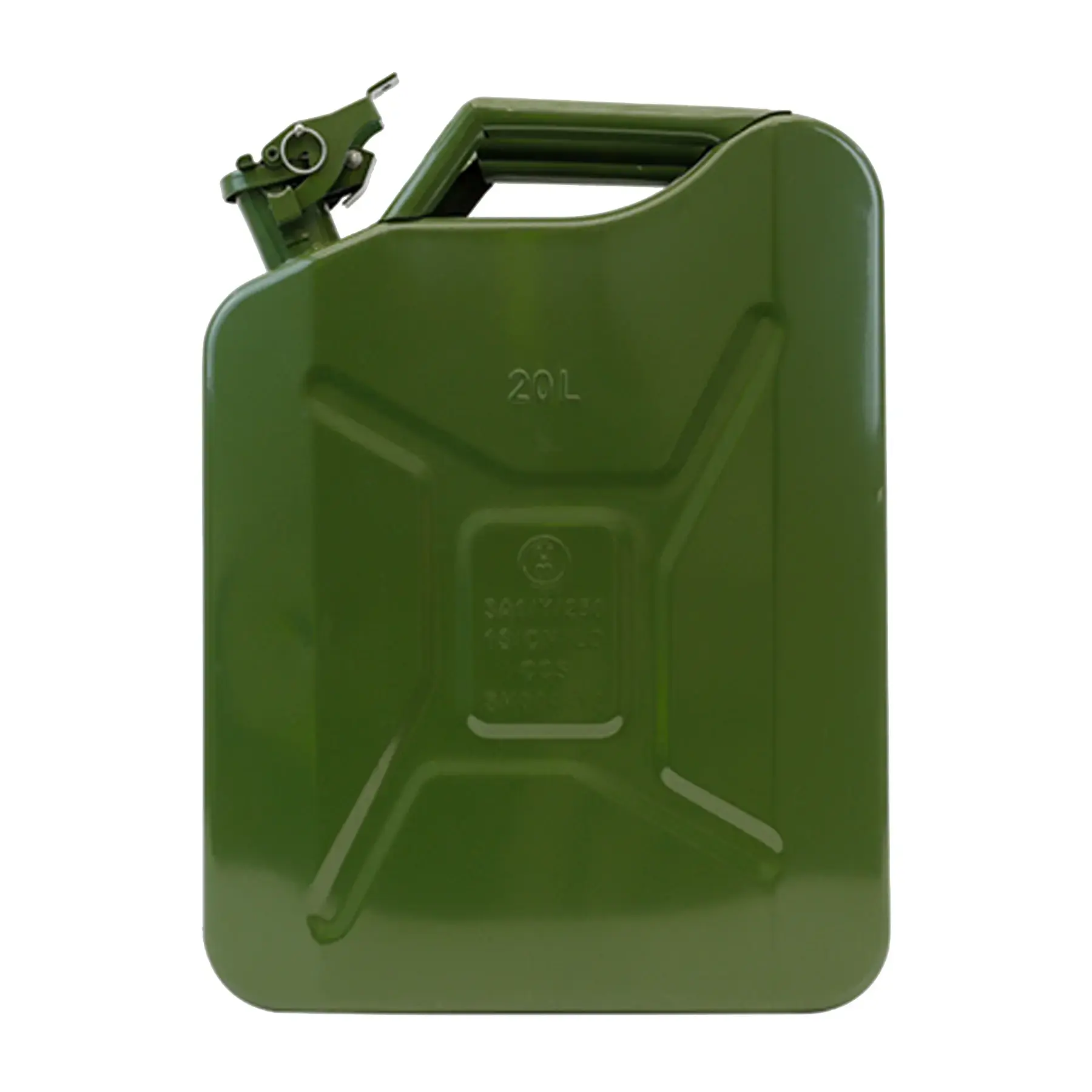 Streetwize 20 Litre Metal Green Jerry Can - UN Approved