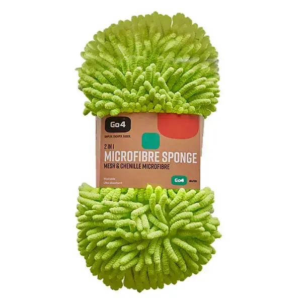 Go4 Auto 2 in 1 Microfibre Sponge