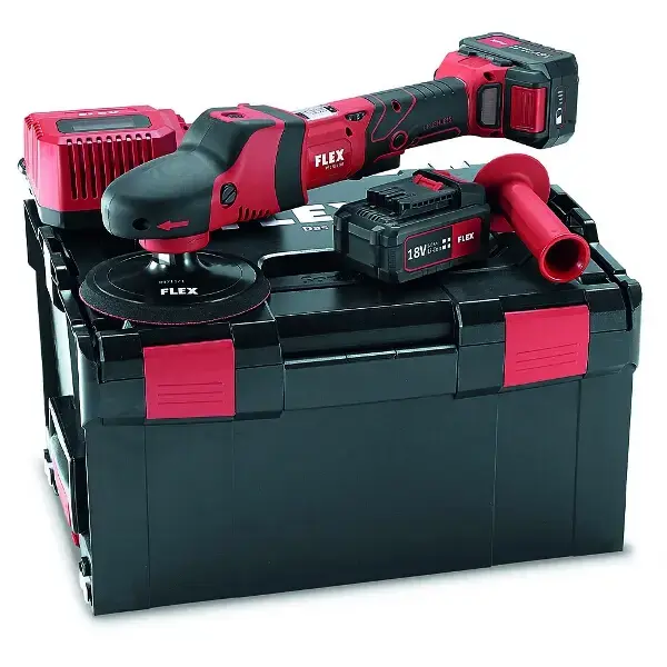 Flex Cordless Rotary Polisher 18.0v SET PE 150 18.0-EC/ 5.0 Set BS