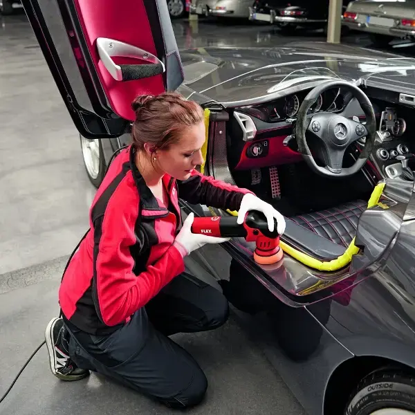 Flex Free Spinning Roto Random Orbit Polisher Set for Small Areas  XFE 7-12 80 P-Set