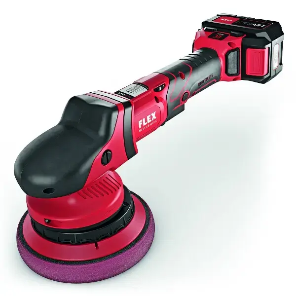 Flex Free Spinning Roto Random Orbit 18V Cordless Polisher Polishing Set XFE 15-150 1
