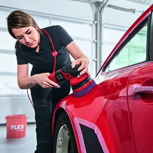 Flex Force Driven Positive Action Drive Random Orbit Polisher  XCE 10-8 125 230/BS