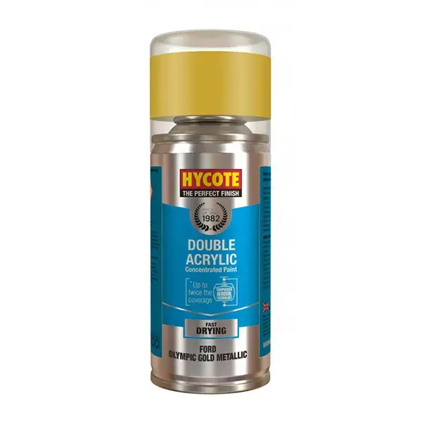 Hycote Ford Olympic Gold Metallic Spray Paint - 150ml