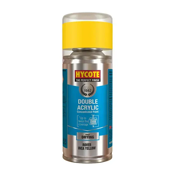 Hycote ## HYCOTE SPRAY PAINT (150ml) ROVER INCA YELLOW