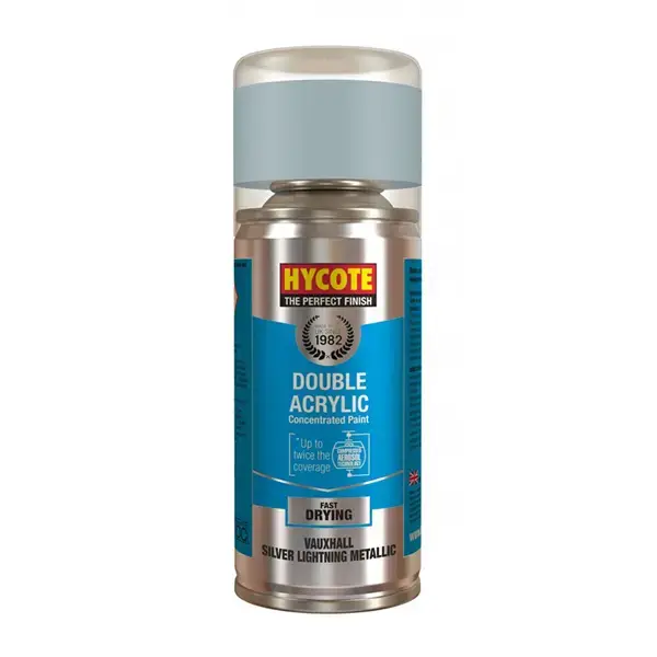 Hycote Vauxhall Silver Lightning Metallic Spray Paint - 150ml