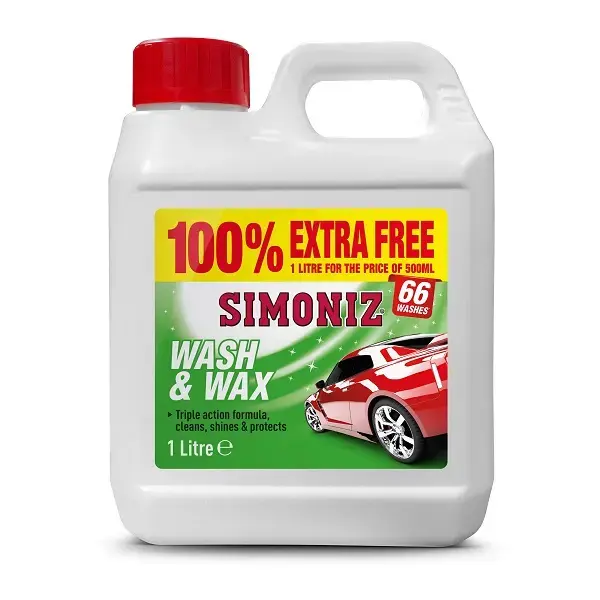 Simoniz Shampoo & Wax 100% Extra Free (Total 1L)