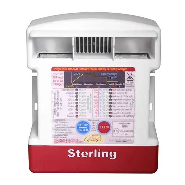Sterling Power 60A Battery to Battery Charger VS-382