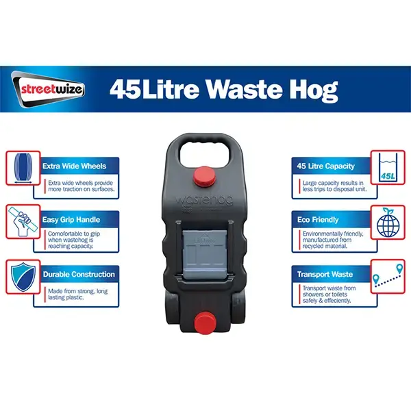 Streetwize Waste Hog 46 litre