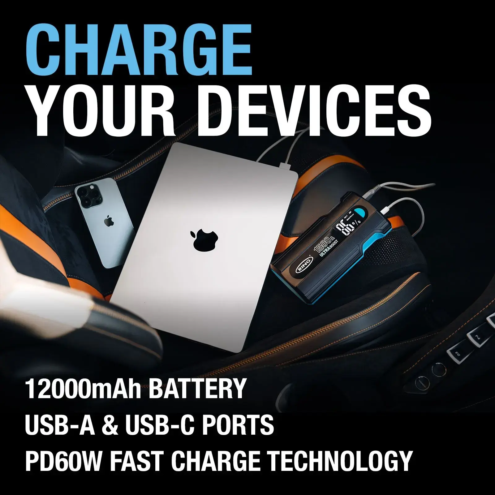 Ring Auto RJS030 ULTRABOOST 1500 Jump Starter