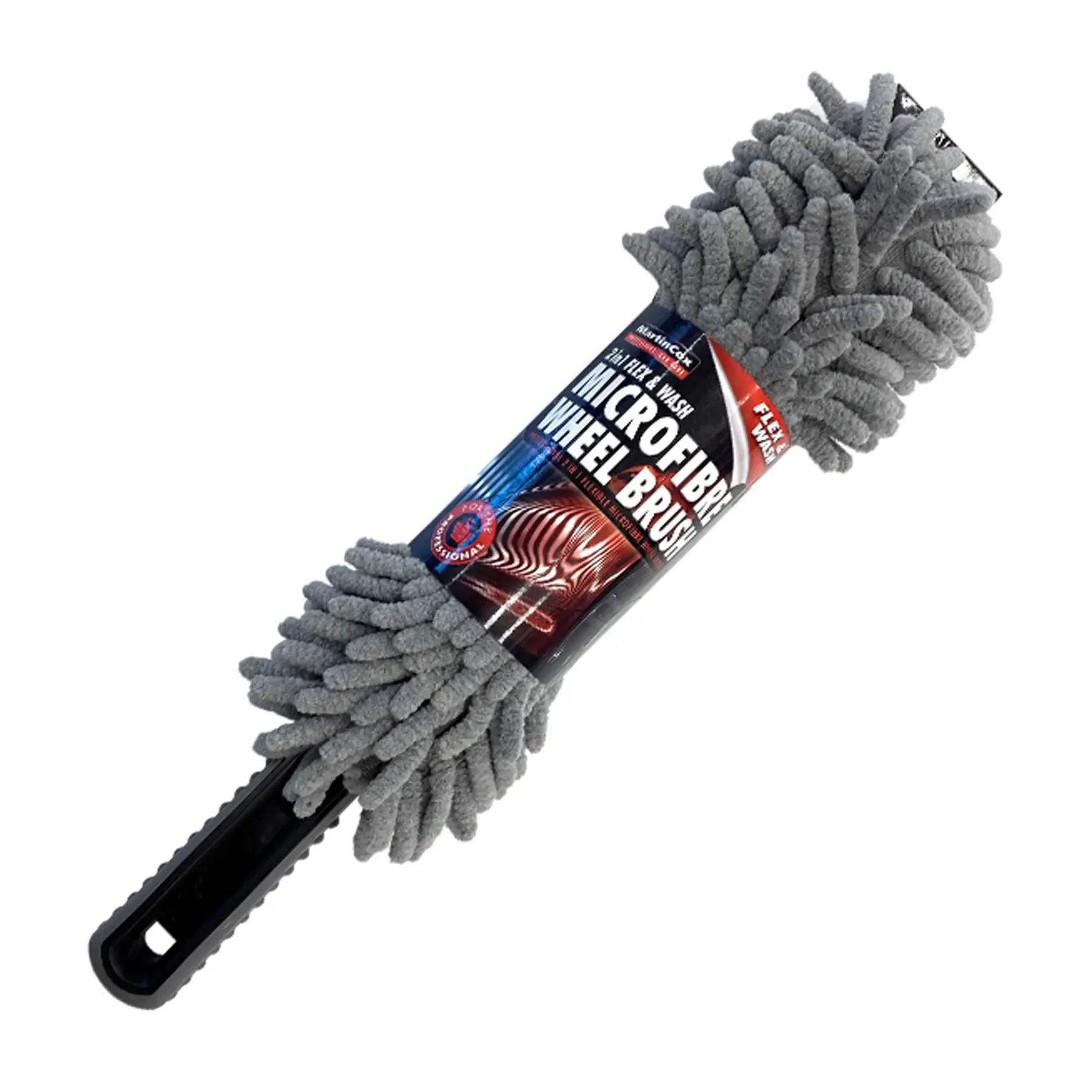 Martin Cox Professional 2 in 1 Flexi Microfibre Wheel Brush