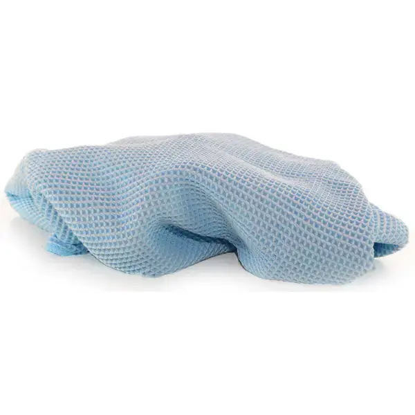 Martin Cox Waffle Quick-Dry Blue Microfibre Drying Towel