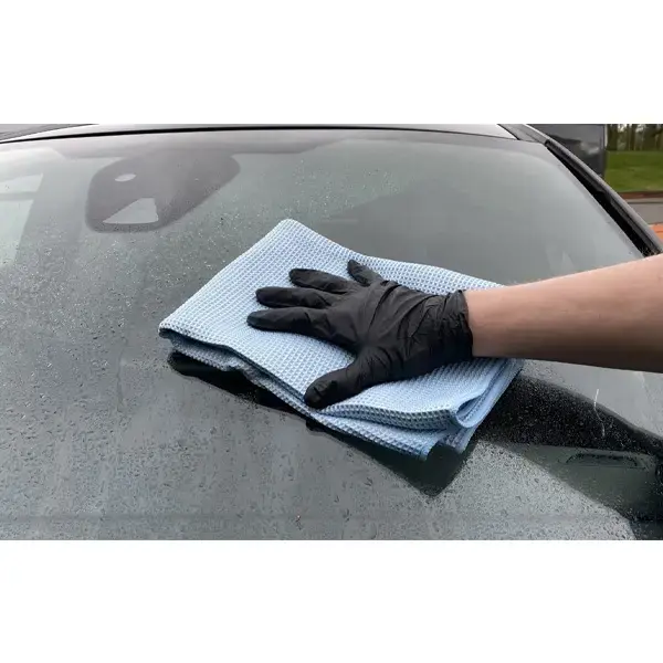 Martin Cox Waffle Quick-Dry Blue Microfibre Drying Towel